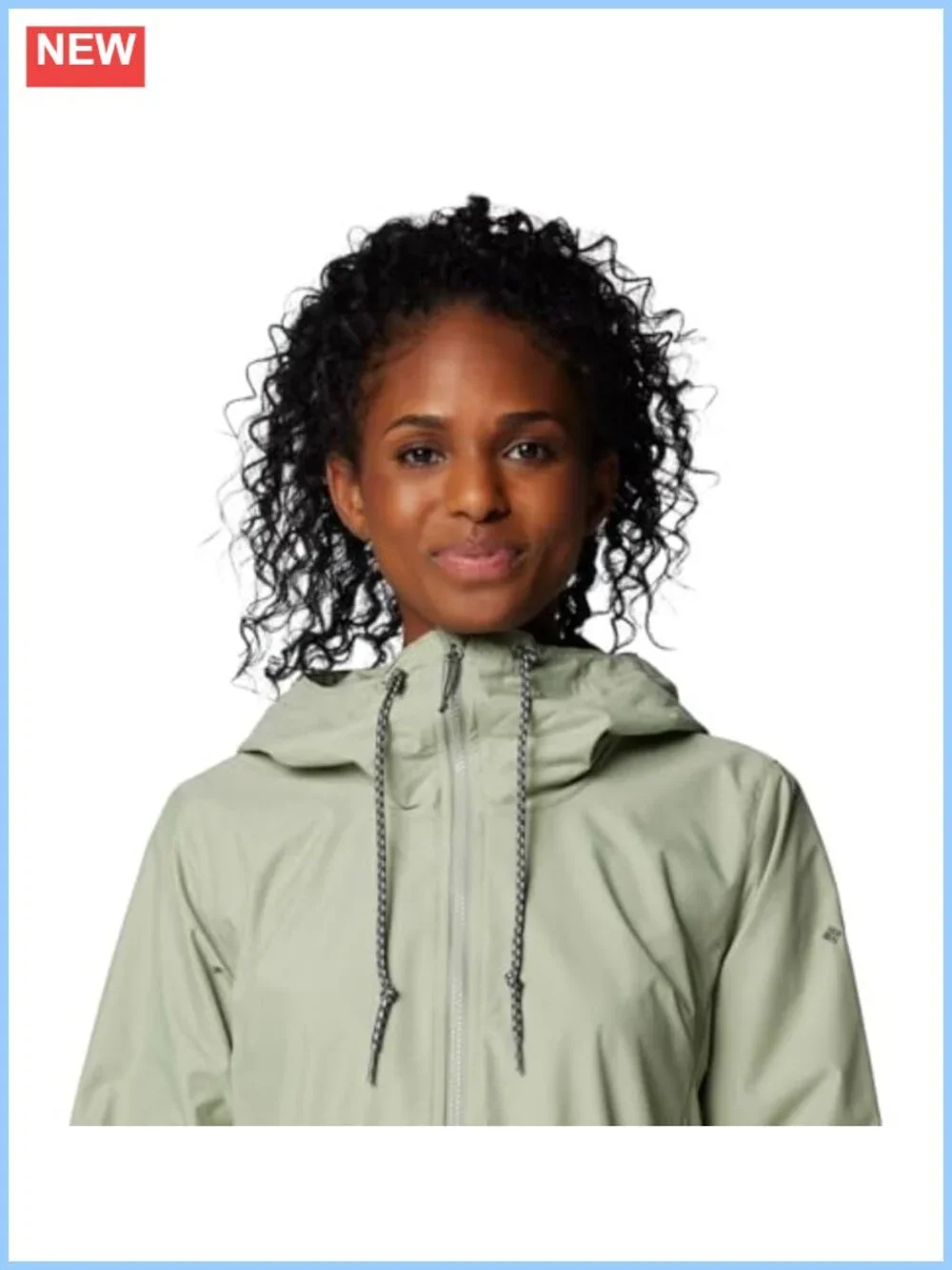 Waterproof Rain Jacket Hooded Nylon Blend Lightweight